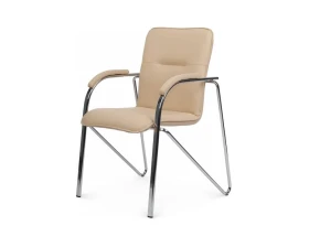 Стул Самба с мягкими подлокотниками SMB-01H Хром гальв. images