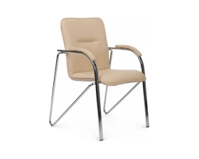 Стул Самба с мягкими подлокотниками SMB-01H Хром гальв. images