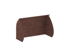 Кабина настольная скругленная на стол VE.KB2-118.8 1180x800x1000 Акустикс / AcustiX images