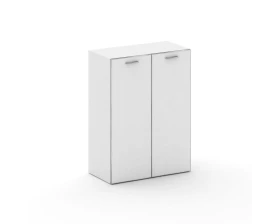 Шкаф широкий средний стекл. дверь закрытый 896x460x1202 Фреско / Fresco images