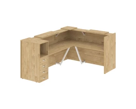 Ресепшн K-27 1968x2573x1187 Оникс / Onix images