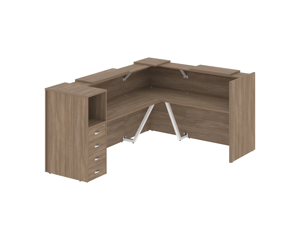 Ресепшн K-27 1968x2573x1187 Оникс / Onix