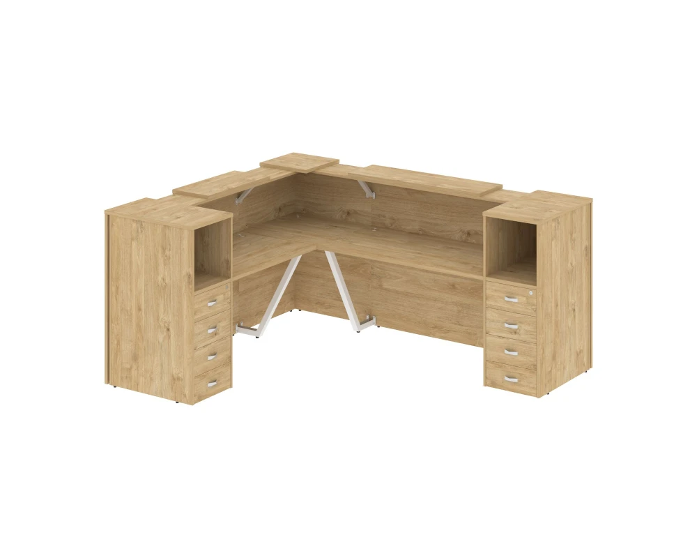 Ресепшн K-29 2575x2175x1187 Оникс / Onix