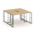 Тиквуд светлый/Металл антрацит