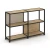 Тиквуд светлый/Металл черный/Слоновая кость (W-04)