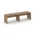 Дуб табак/Черная заглушка