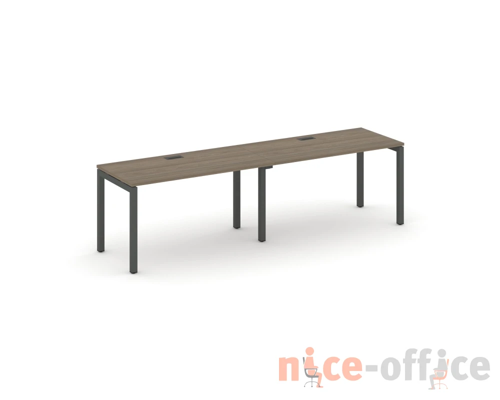 Рабочая станция 1 сторон. на П-образном каркасе 50 мм 2360x700x750 Стайл Проджект / Style Project