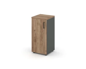 Шкаф низкий узкий левый закрытый 400x400x833 Стайл Проджект / Style Project images