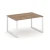 Дуб табак/Металл белый