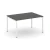 Антрацит/Металл белый