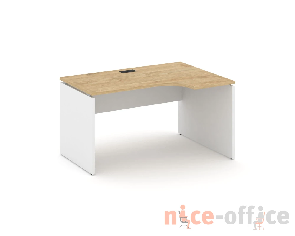 Стол рабочий эргоном. правый 1380x800/980x750 Стайл Проджект / Style Project