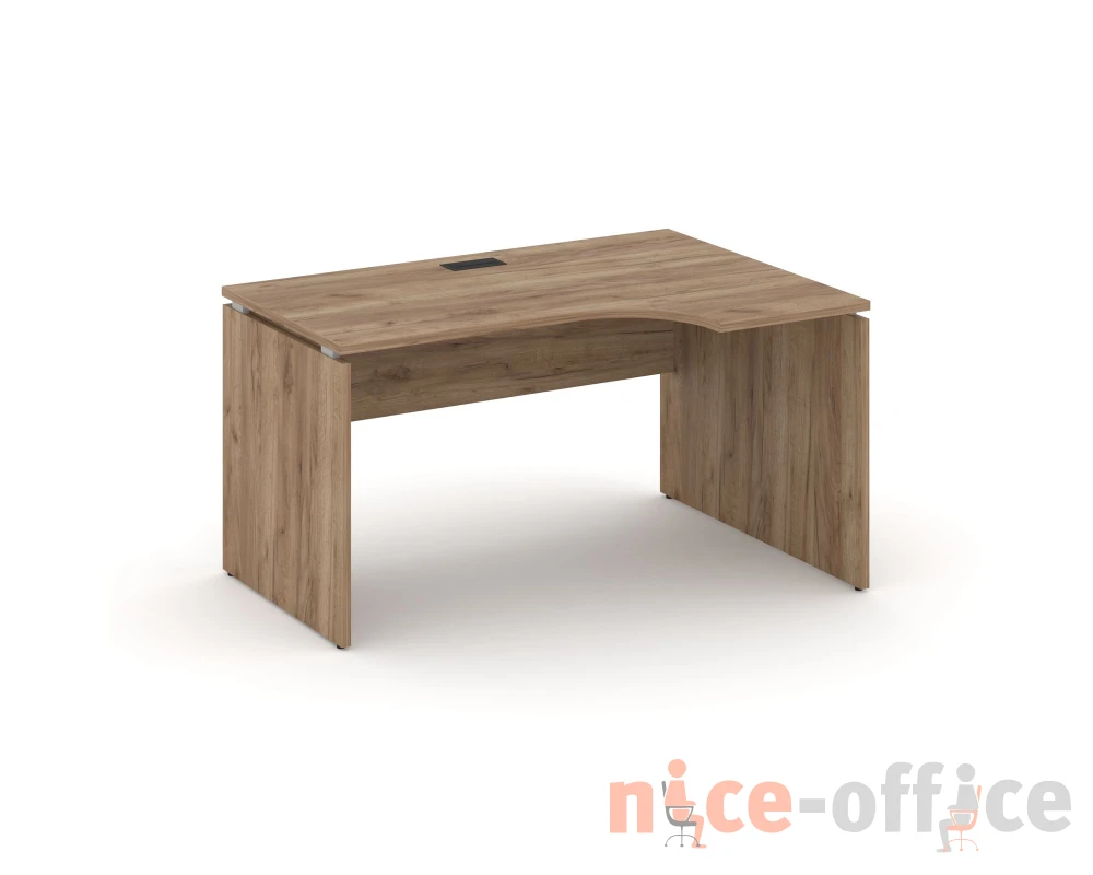 Стол рабочий эргоном. правый 1380x800/980x750 Стайл Проджект / Style Project