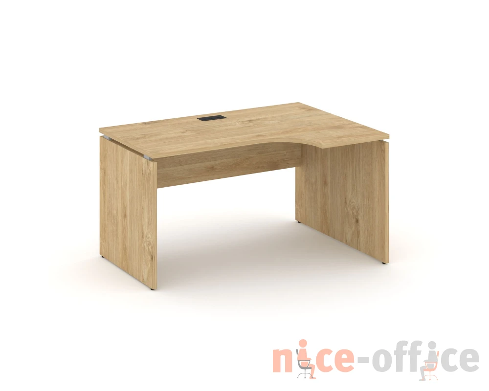 Стол рабочий эргоном. правый 1380x800/980x750 Стайл Проджект / Style Project