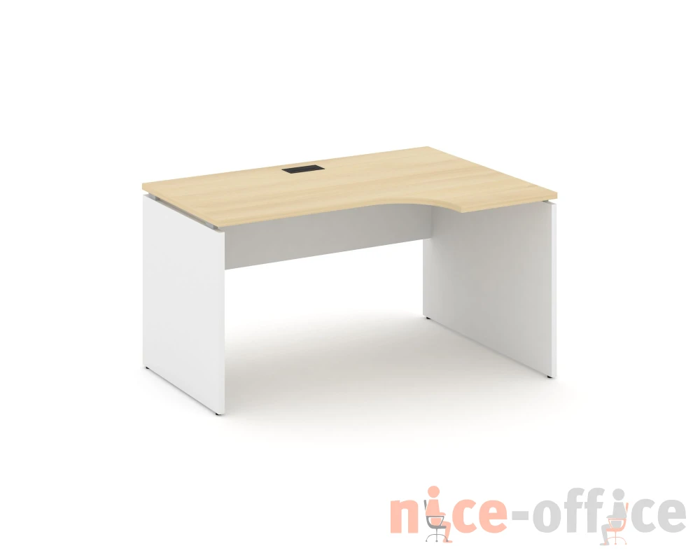 Стол рабочий эргоном. правый 1380x800/980x750 Стайл Проджект / Style Project