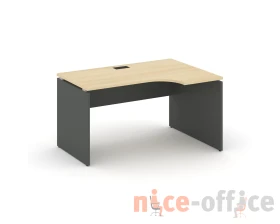 Стол рабочий эргоном. правый 1380x800/980x750 Стайл Проджект / Style Project images