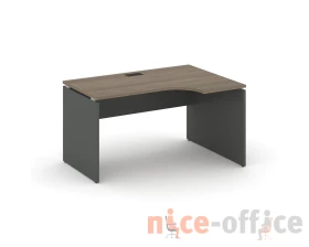 Стол рабочий эргоном. правый 1380x800/980x750 Стайл Проджект / Style Project images