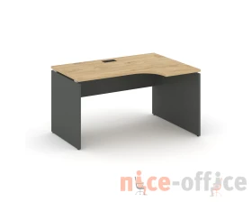 Стол рабочий эргоном. правый 1380x800/980x750 Стайл Проджект / Style Project images