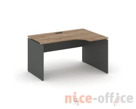 Стол рабочий эргоном. правый 1380x800/980x750 Стайл Проджект / Style Project images
