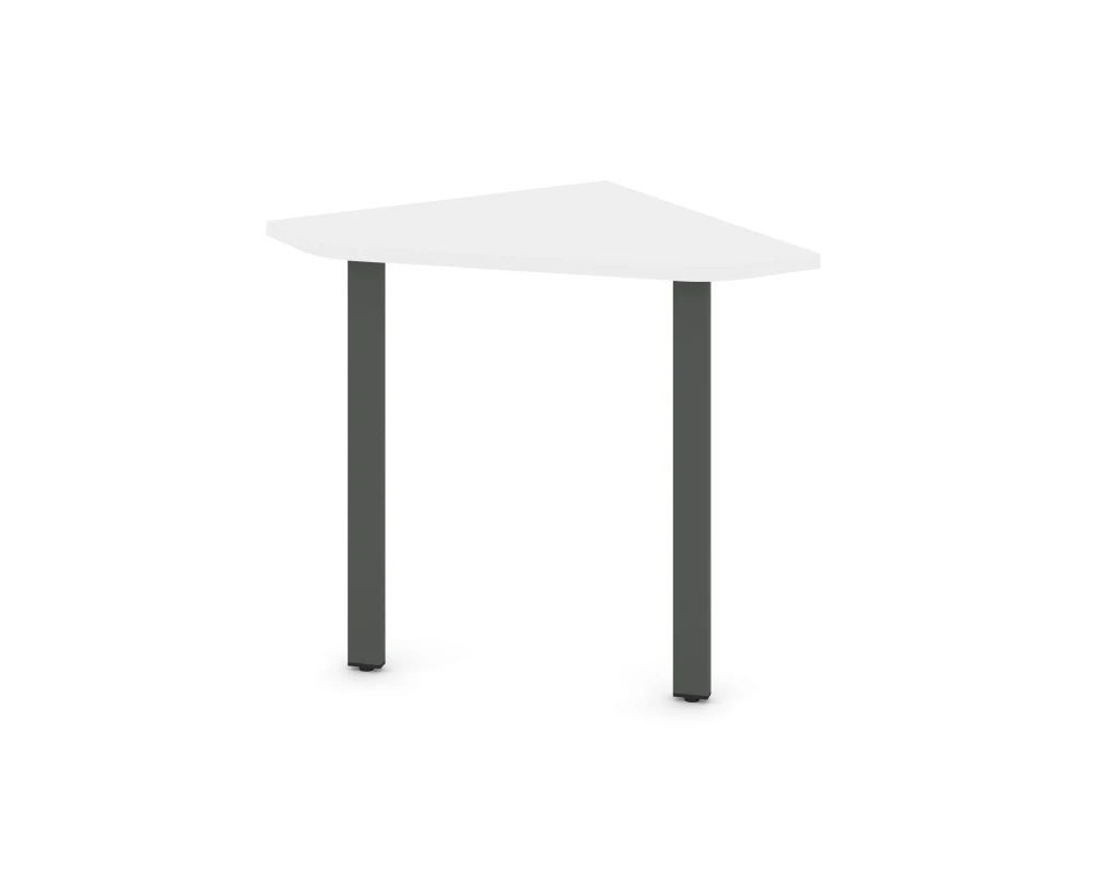 Угловой элемент стола на П-образном каркасе 60 мм 600x600x750 Стайл Проджект / Style Project