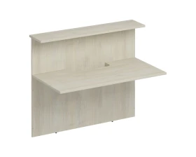 Модуль ресепшн прямой с вырезом без опор 140x76,8x120 Комфорт images