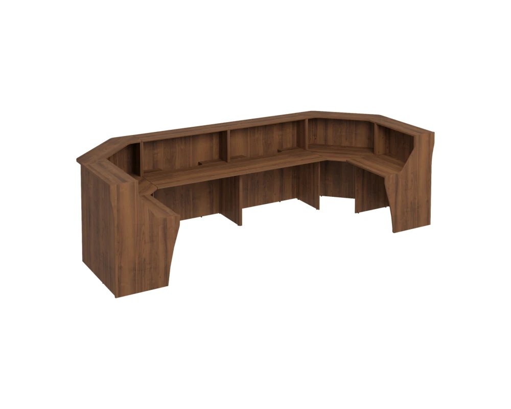 Стойка ресепшн П-образная с вырезом 430 Комфорт