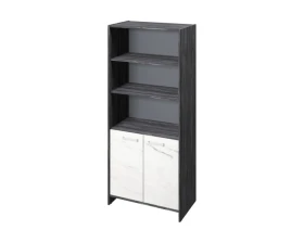 Шкаф для документов широкий с 4 полками полуоткрытый Фестус / Festus images