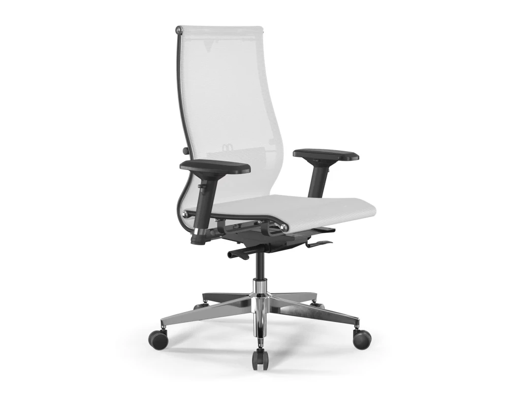 Кресло ErgoLife SynchroSit 10 B2-107D M24.B22.G18.W03 Сетка/Экокожа, Белый