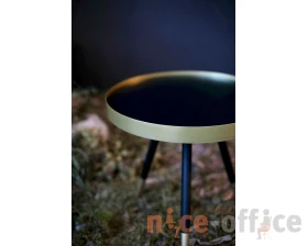 Столик журнальный SHT-CT28 Черный муар/Золото/Черный images