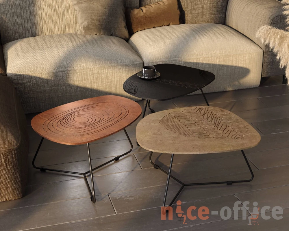 Столик журнальный SHT-CT52-1 Тирион/Черный муар