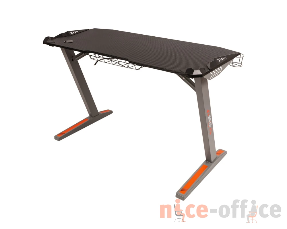 Стол компьютерный игровой с LED-подсветкой 1200х600х750 Skilll