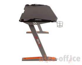 Стол компьютерный игровой с LED-подсветкой 1200х600х750 Skilll images