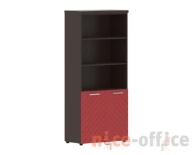Шкаф с 1 комплектом глухих малых дверей и топом 854х452х1958 Torr Люкс images