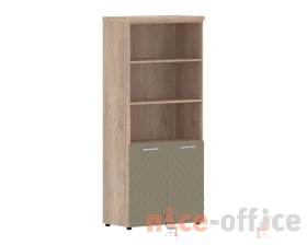 Шкаф с 1 комплектом глухих малых дверей и топом 854х452х1958 Torr Люкс images