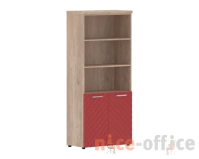 Шкаф с 1 комплектом глухих малых дверей и топом 854х452х1958 Torr Люкс images
