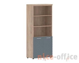 Шкаф с 1 комплектом глухих малых дверей и топом 854х452х1958 Torr Люкс images