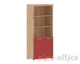 Шкаф с 1 комплектом глухих малых дверей и топом 854х452х1958 Torr Люкс images