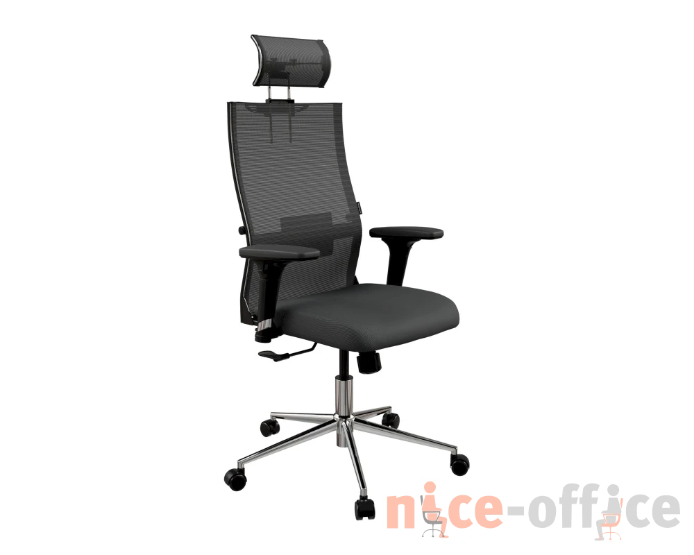 Кресло SynchroSit Air 24 B2-287D - Italy+UMF(X1) (M120.B23.G18.W02) (Черный)